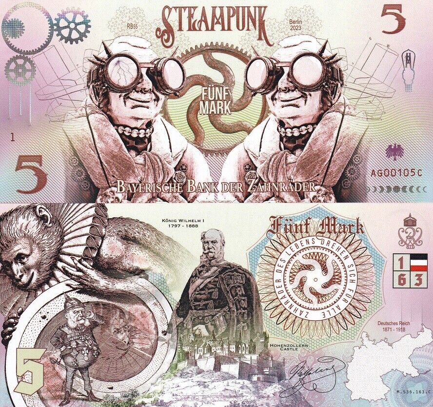 Steampunk 5 Mark Fantasy Polymer 2023 Intriguing