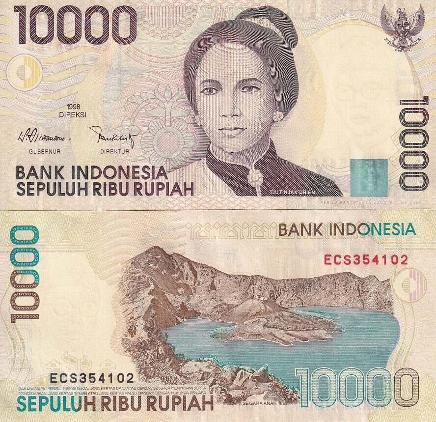 Indonesia 10000 Rupiah 1998/2005 P 137 h UNC