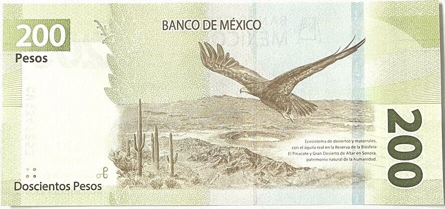Mexico 200 Pesos 2021 P 135 UNC