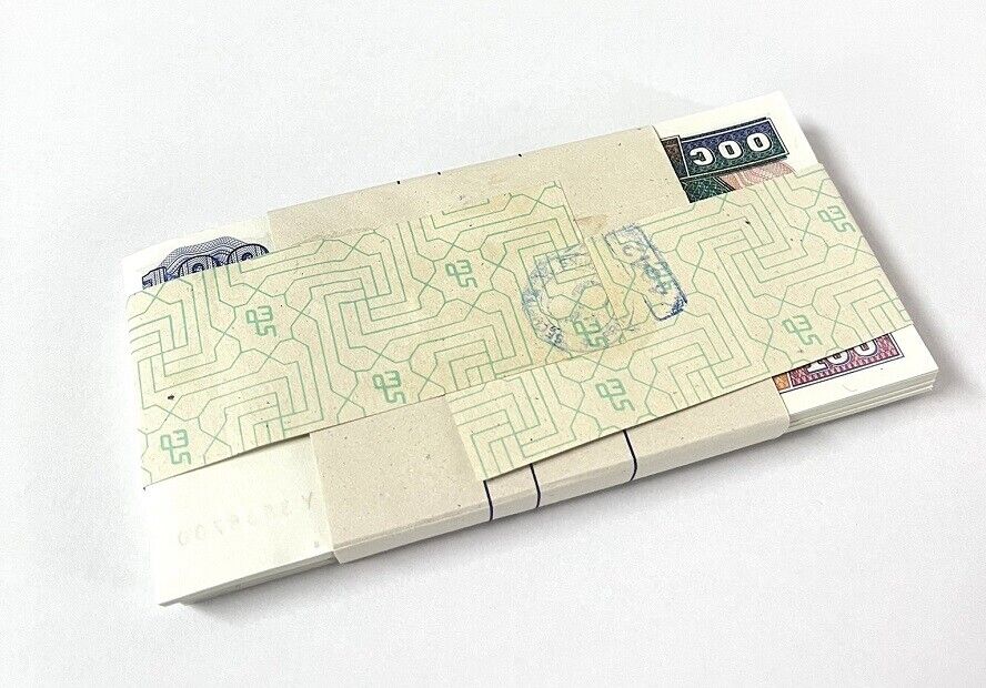 BURMA MYANMAR 100 KYATS 1996 P 74 b UNC LOT 100 PCS