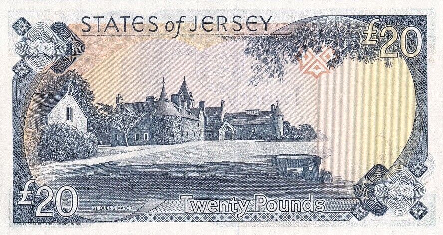 Jersey 20 Pounds ND 2000 P 29 AUnc