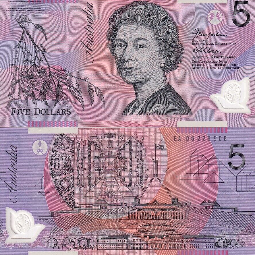 Australia 5 Dollars 2006 P 57 d Polymer UNC
