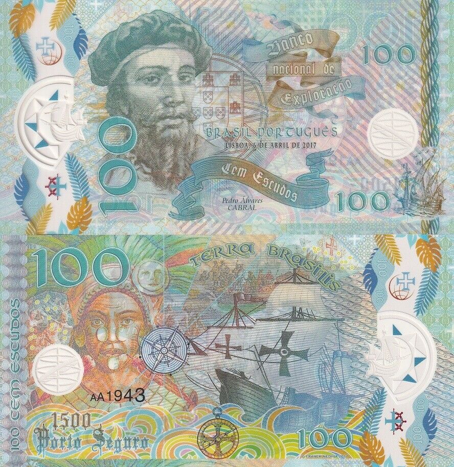 Portuguese Brazil 100 Escudos 2017 Fantasy polymer