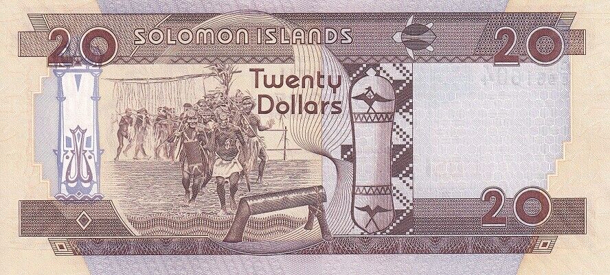 Solomon Islands 20 Dollars ND 2006 P 28 c/6 Prefix UNC