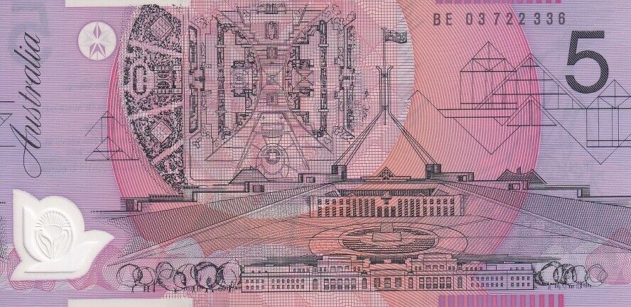 Australia 5 Dollars 2003 P 57 b Polymer UNC