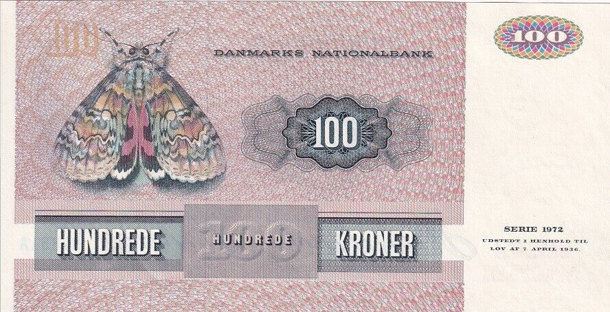 Denmark 100 Kroner 1986 P 51 o UNC
