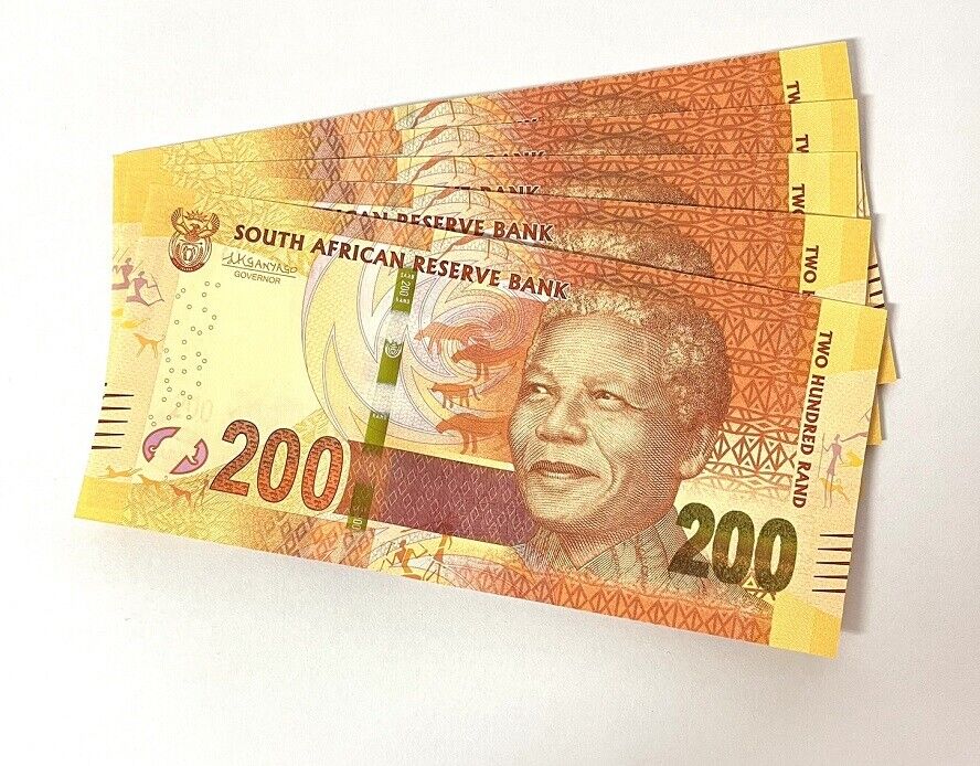 South Africa 200 Rand ND 2016 P 142 Sign Kganyago Lot 5 UNC