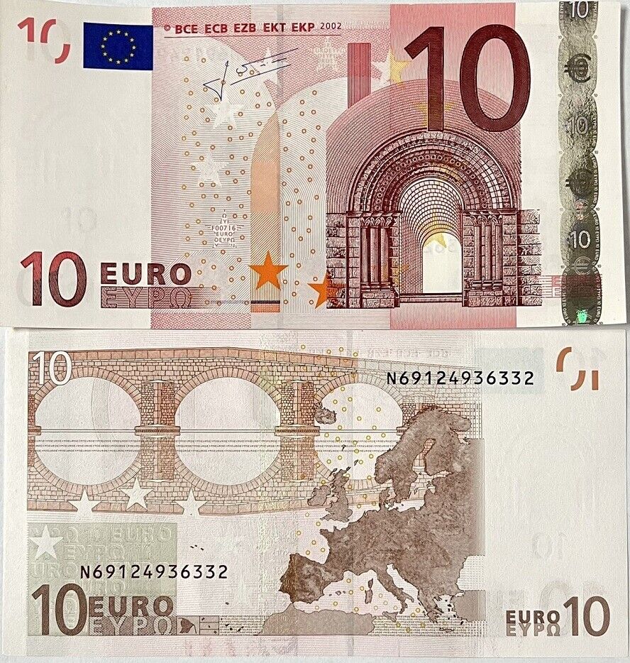 Euro 10 Euro 2002 P 9 N UNC