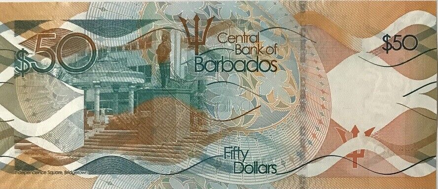 Barbados 50 Dollars 2016 P 79 UNC