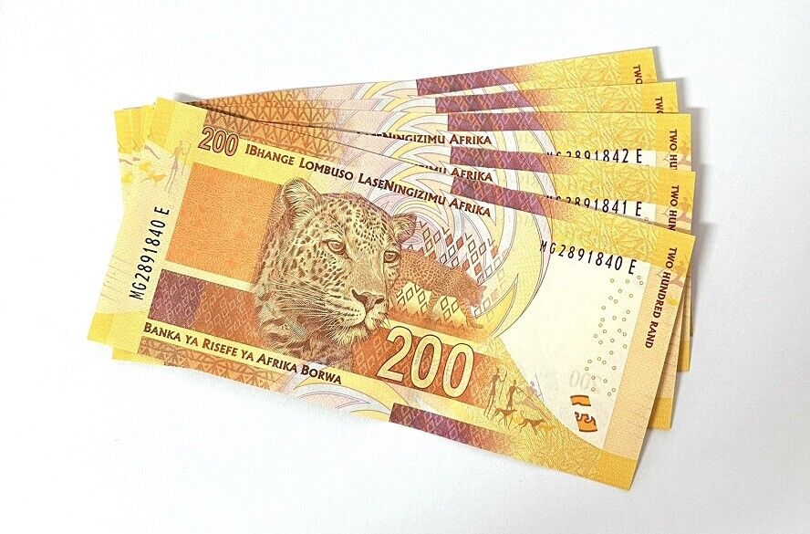 South Africa 200 Rand ND 2016 P 142 Sign Kganyago Lot 5 UNC