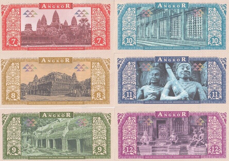 Angkor Set 6 7 8 9 10 11 12 Lost Cities 2016 Fantasy