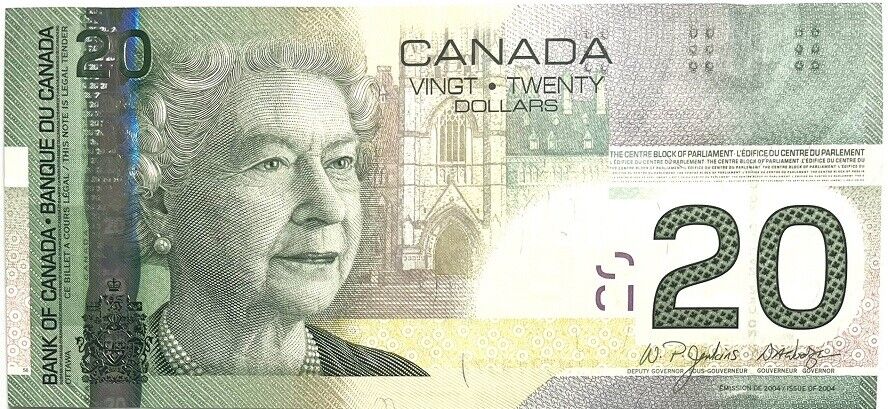 Canada 20 Dollar 2004/2005 P 103 b UNC
