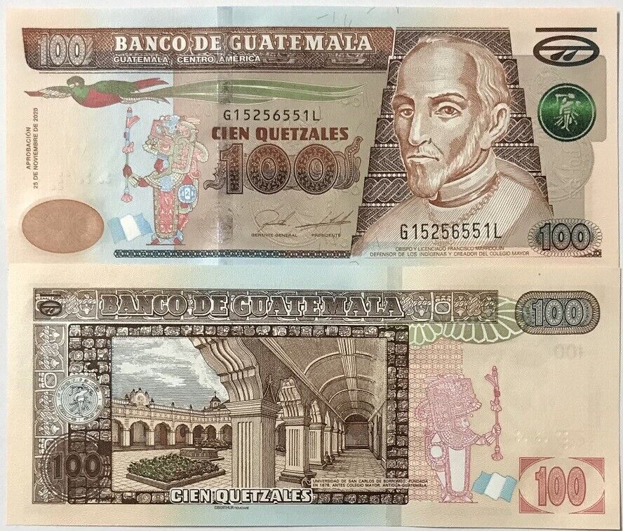 Guatemala 100 Quetzal 2020 P 126 UNC