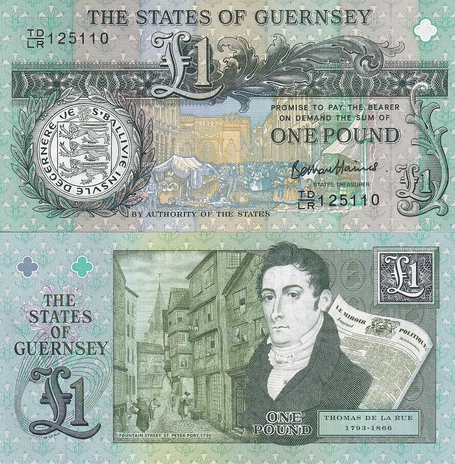 Guernsey 1 Pound ND 2013 P 62 UNC
