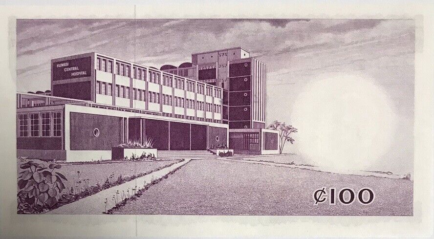 Ghana 100 Cedis ND 1965 P 9 a UNC