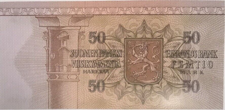 Finland 50 Markkaa 1977 P 108 AUnc