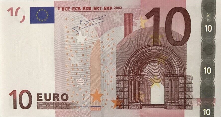 Euro 10 Euro Germany 2002 P 9 x XF/AUnc