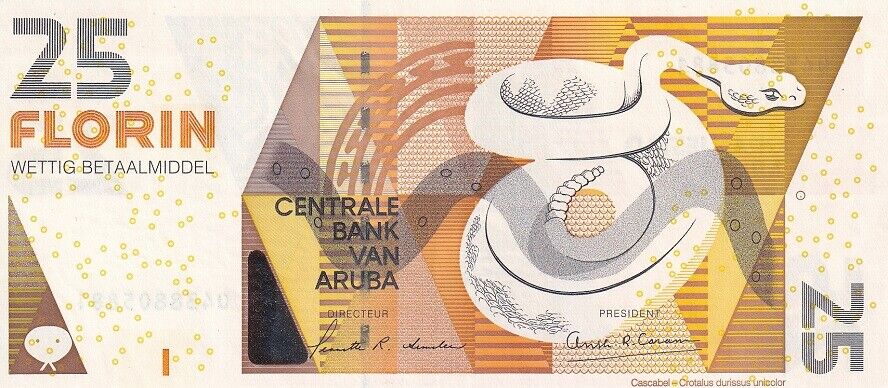 Aruba 20 Florins 2003 P 17 a AUnc