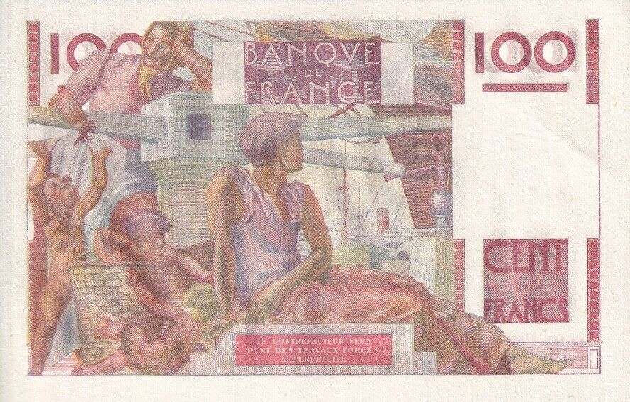 France 100 Francs 1946 P 128 a UNC