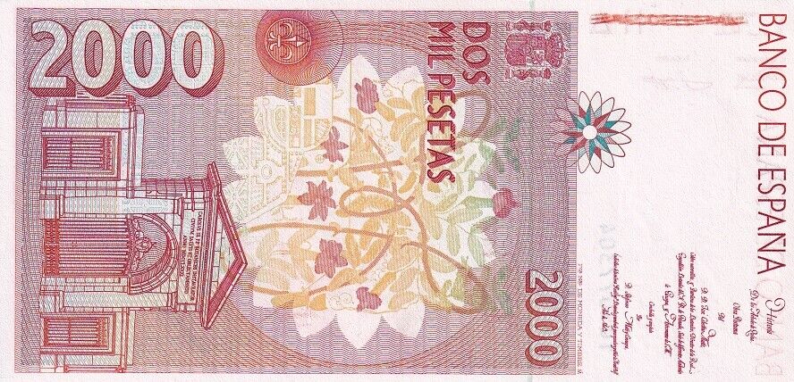 Spain 2000 Pesetas 1992 P 162 UNC