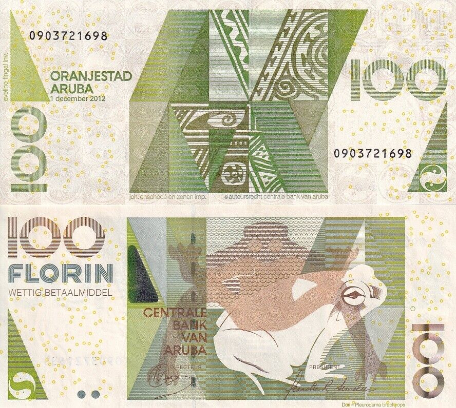Aruba 100 Florins 2012 P 19 c UNC
