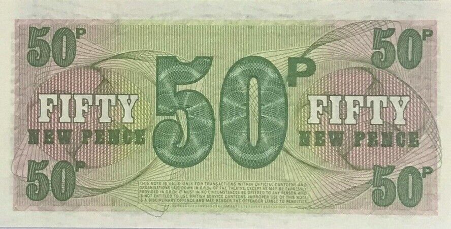 Great Britain 50 New Pence ND (1972) P M49 UNC