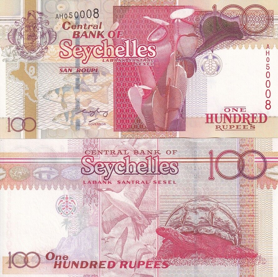 Seychelles 100 Rupees ND 2001 P 40 c UNC