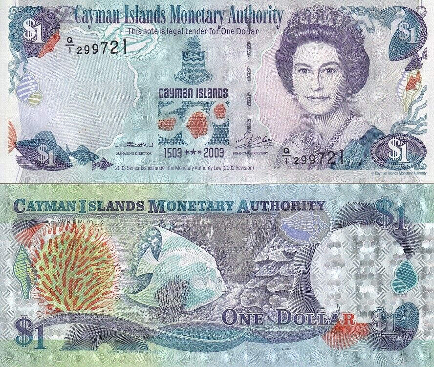 Cayman Islands 1 Dollar 2003 Commemorative P 30 UNC