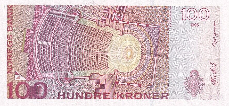 Norway 100 Kroner 1995 P 47 a UNC