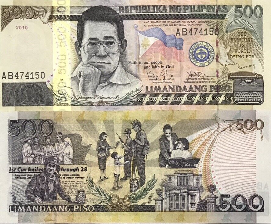 Philippines 500 Piso 2010 P 196 c UNC