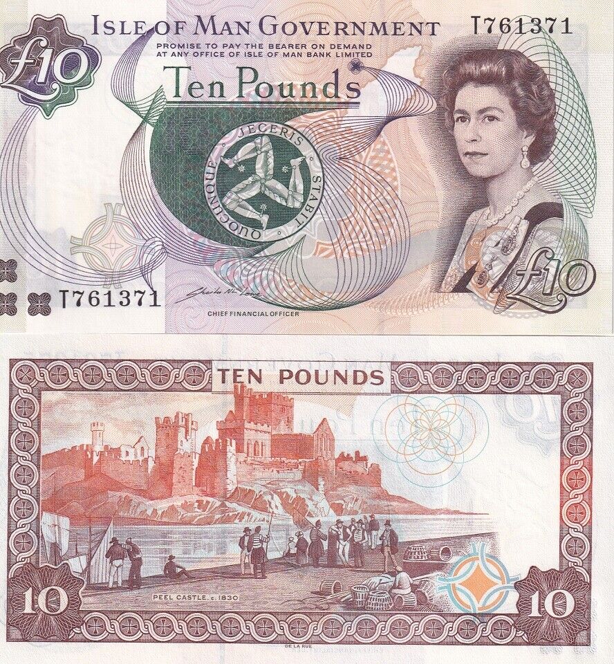 Isle of Man 10 Pounds ND 2020 P 48A UNC
