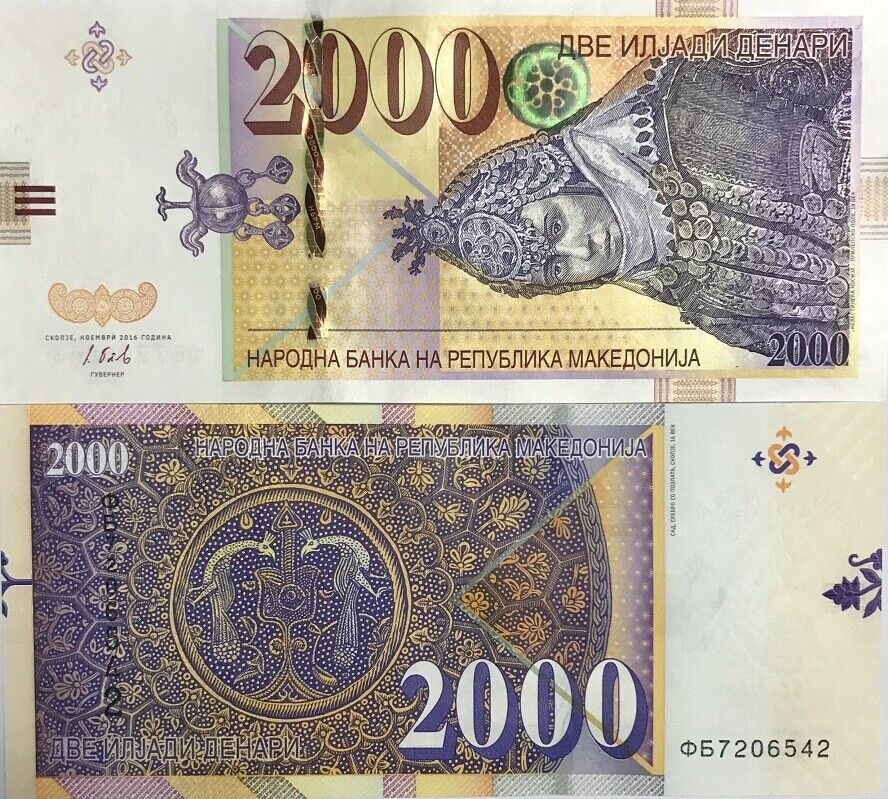 Macedonia 2000 Denari 2016 P 24 UNC