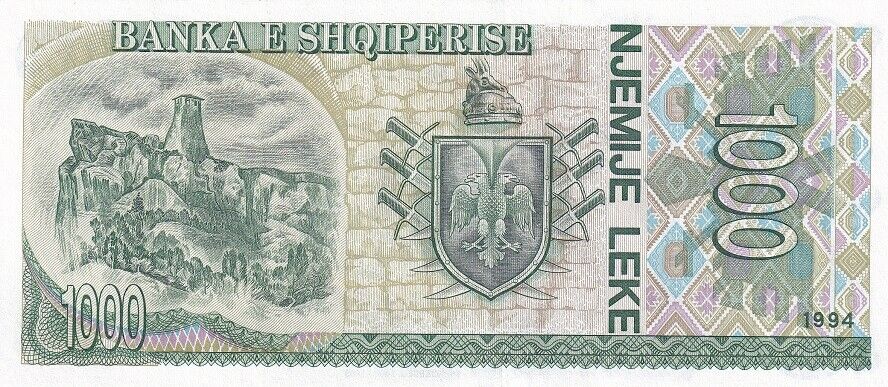 Albania 1000 Leke 1994 P 58 a UNC