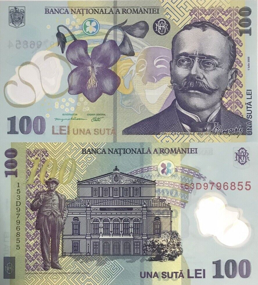Romania 100 Lei 2015 P 121 f Polymer UNC