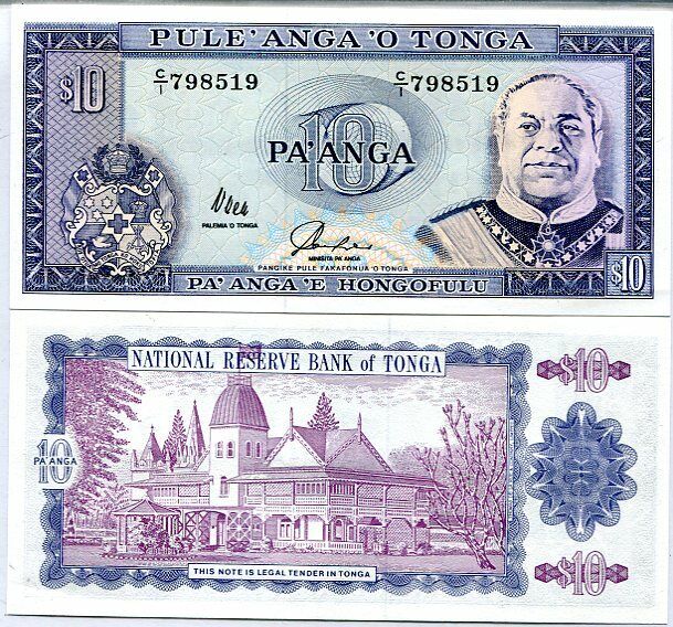 Tonga 10 Paanga 1978 P 28 AUnc