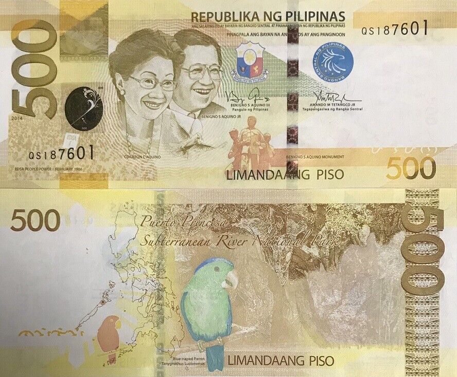 Philippines 500 Piso 2014 P 210 UNC