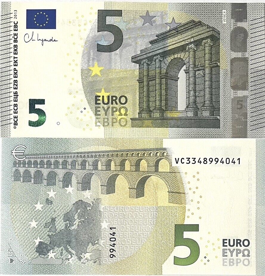 Euro 5 Euro Spain 2013 P 26 VC UNC