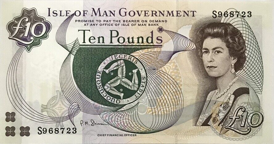 Isle of Man 10 Pounds ND 2007 P 46 a UNC