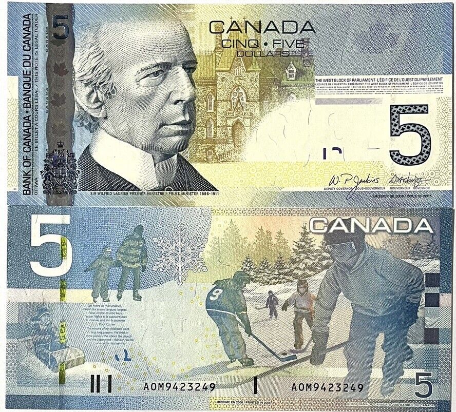 Canada 5 Dollars 2006/2006 P 101Aa UNC