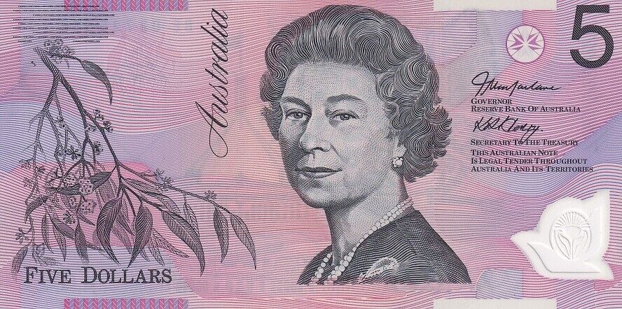 Australia 5 Dollars 2003 P 57 b Polymer UNC