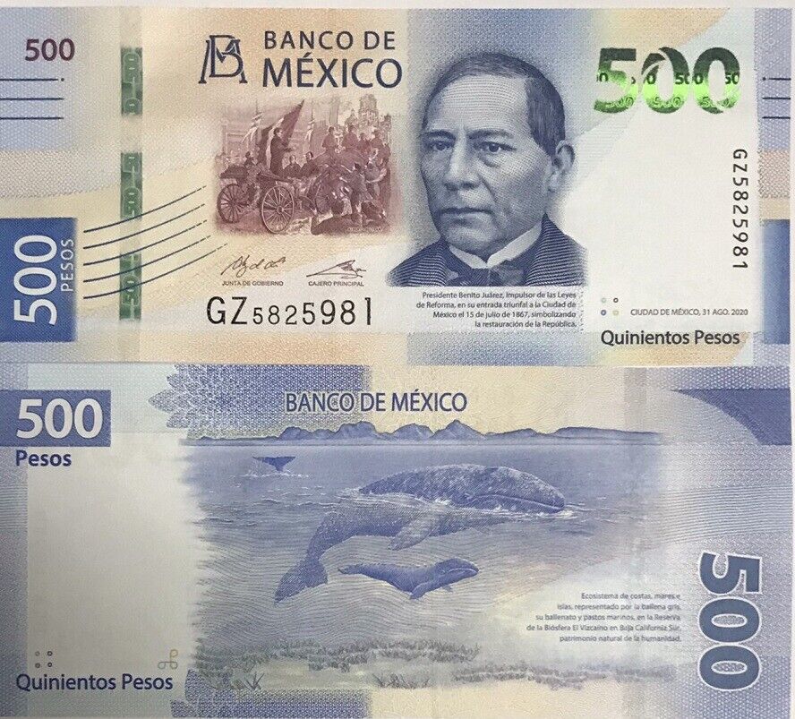 Mexico 500 Pesos 2020 P 136 UNC