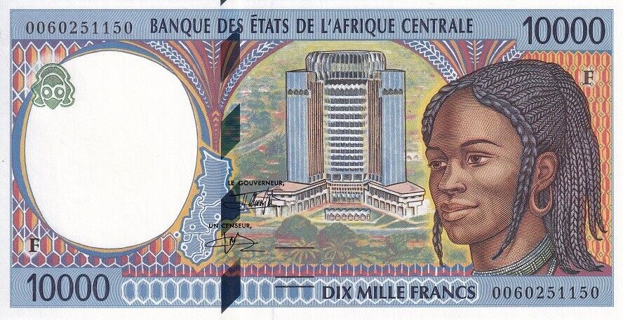 Central African States Cameroon 10000 Francs 2000 P 305Ff UNC
