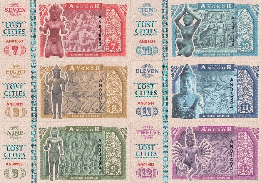 Angkor Set 6 7 8 9 10 11 12 Lost Cities 2016 Fantasy