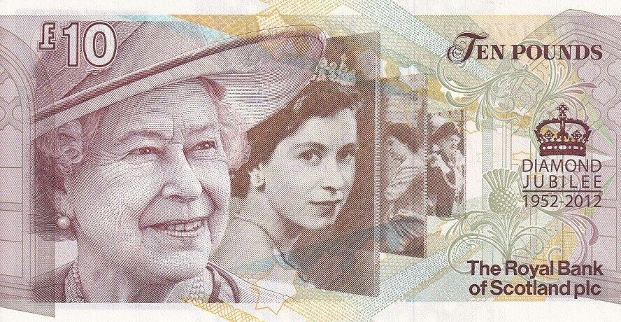 Scotland 10 pounds 2012 Comm. P 368 UNC