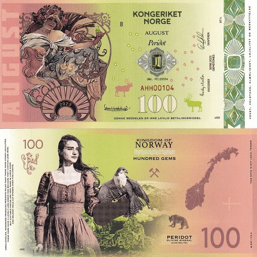 BIRTHSONE SERIES 100 Gems August 2023 Norway Peridot Polymer Fantasy