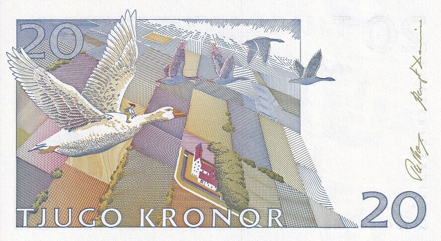 Sweden 20 Kronor 1991-1992 P 61 a AUnc