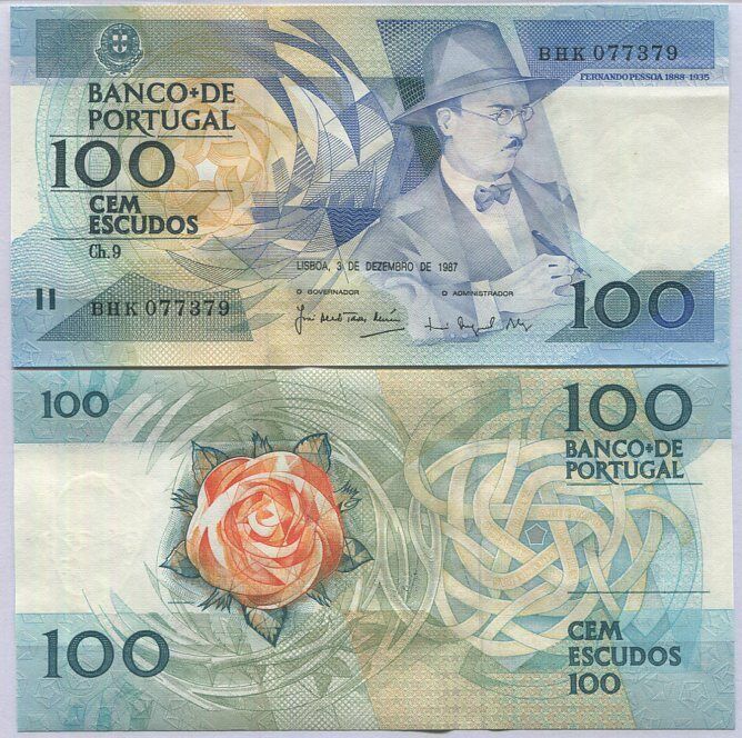 Portugal 100 Escudos 1987 P 179 b AUnc