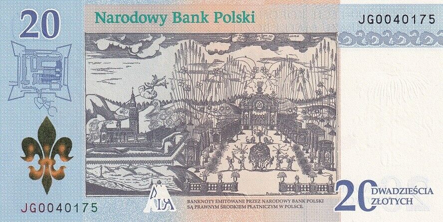Poland 20 Zlotych 2017 Comm. P 191 UNC