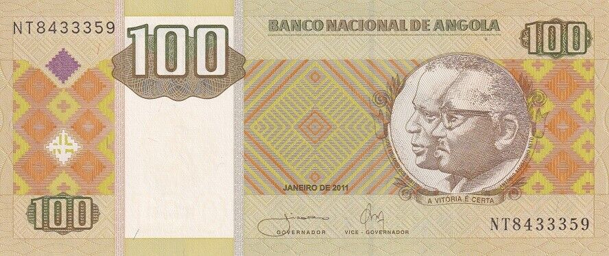 Angola 100 Kwanzas 2011 P 147 b UNC