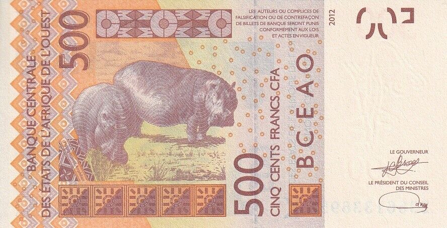 West African States Senegal 500 Francs 2023 P 719 K UNC